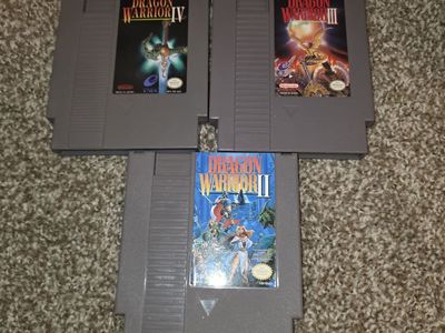Dragon warrior nes games Authentic ( prices in description)