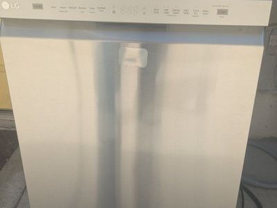 LG Smart ThinQ Dishwasher - Stainless Steel, Dual Zone, Energy Saver, High Temp, Delay Start