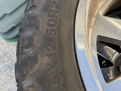Tires and Rims - Size 35x12.5R22 - Great Condition Rims