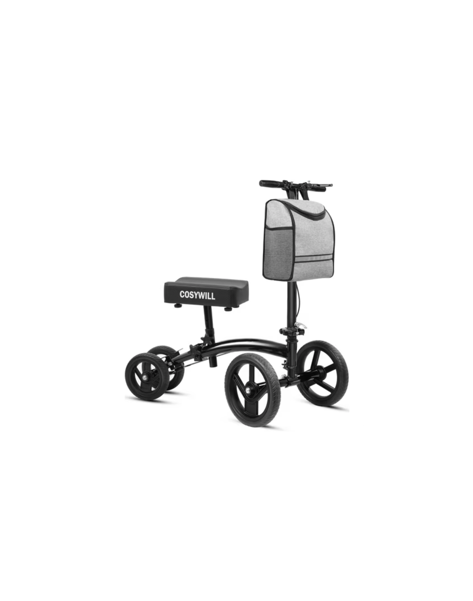 COSYWILL Steerable Knee Scooter,Economy Knee Walker,All Terrain Foldable Medical Scooter