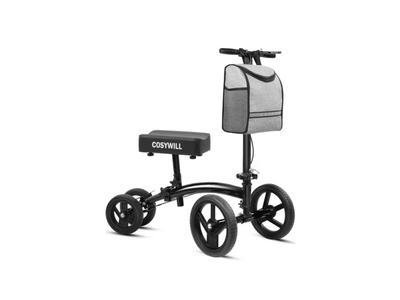 COSYWILL Steerable Knee Scooter,Economy Knee Walker,All Terrain Foldable Medical Scooter