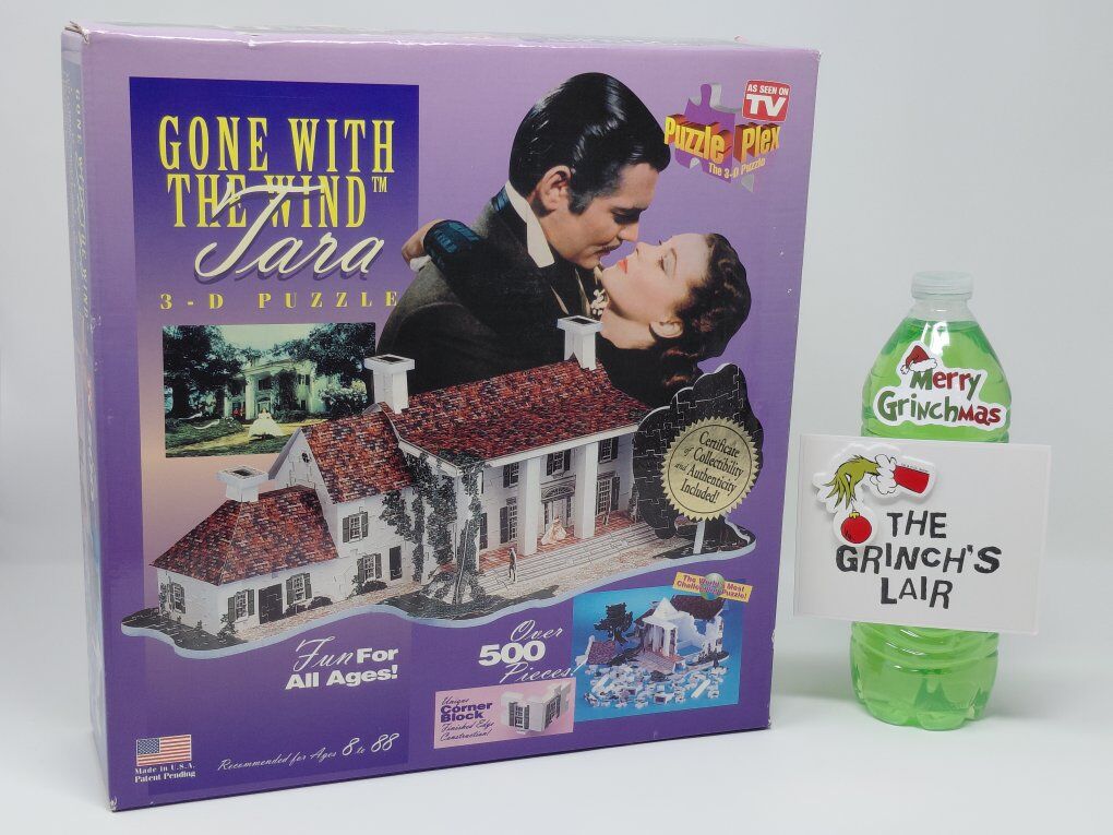 NEW & SEALED Vintage Gone With The Wind 3D Puzzle
