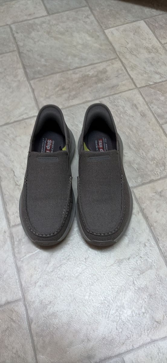 Skechers Hands-Free Slip-ins Brown Wide Fit Shoes Men's Size 9.5
