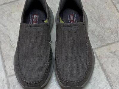 Skechers Hands-Free Slip-ins Brown Wide Fit Shoes Men's Size 9.5