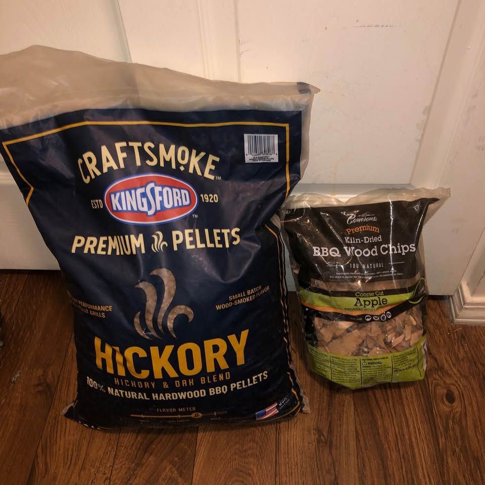 NEW Craftsmoke Kingsford Hickory Pellets & BBQ Wood Chips ($10 each)
