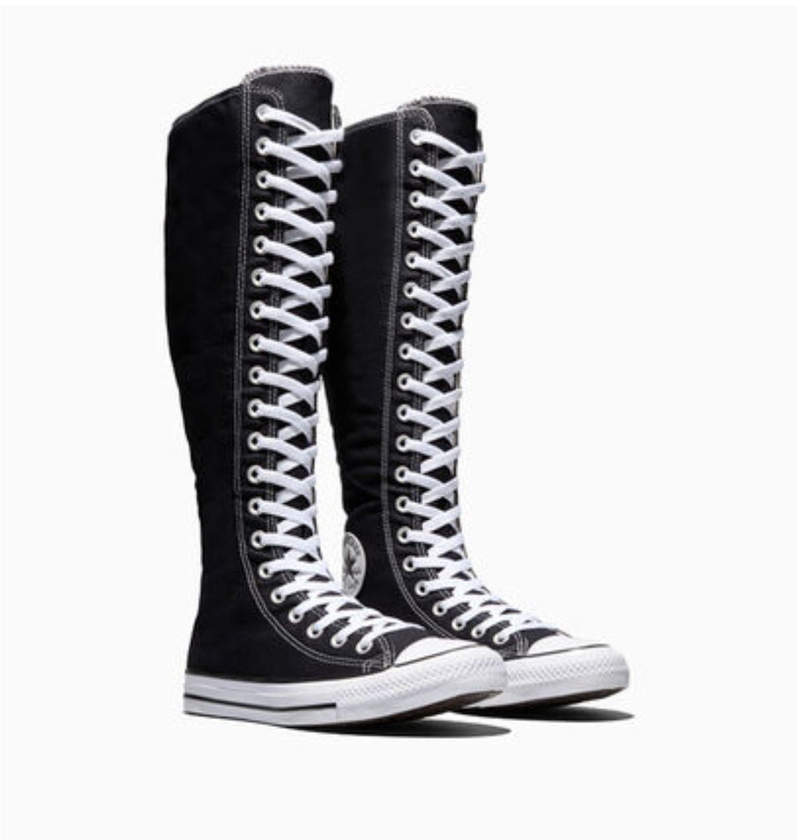 Converse Chuck Taylor All Star Knee High XXHi Zip Black Canvas Women Sneaker Boots