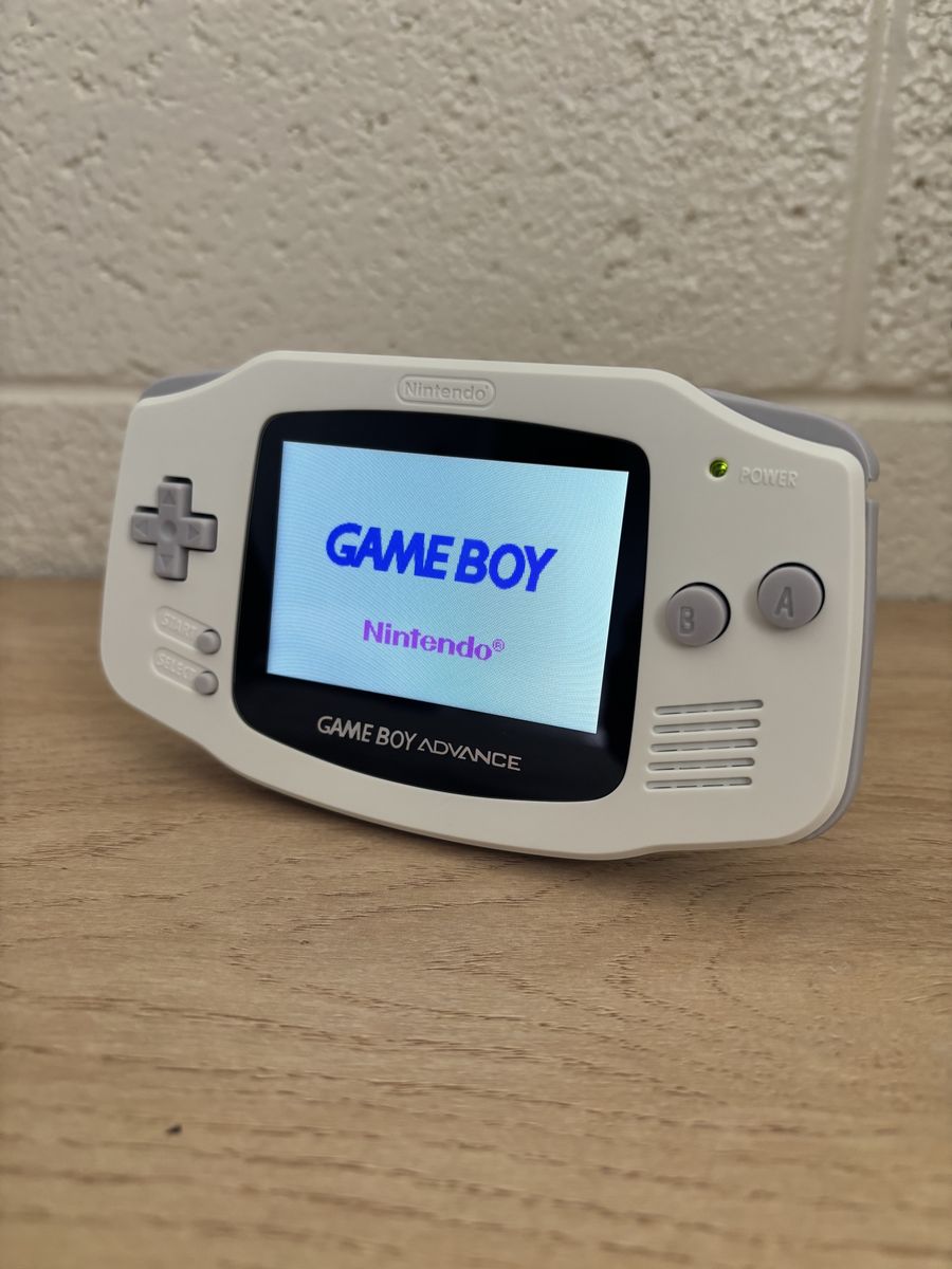 Nintendo Game Boy Advance White Handheld Console (Working)