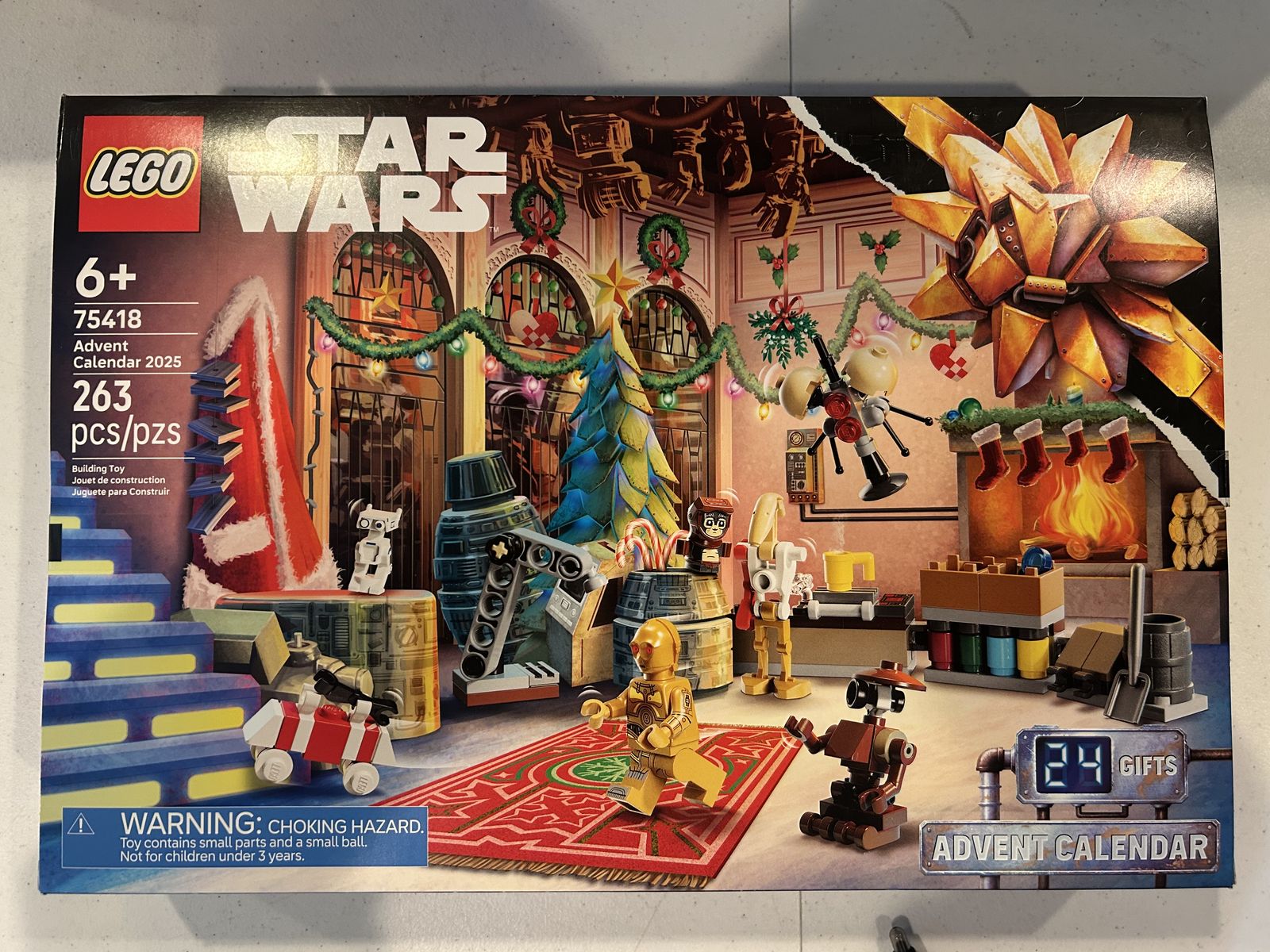 LEGO Star Wars Advent Calendar 75418 Building Toy Set 263 Pieces