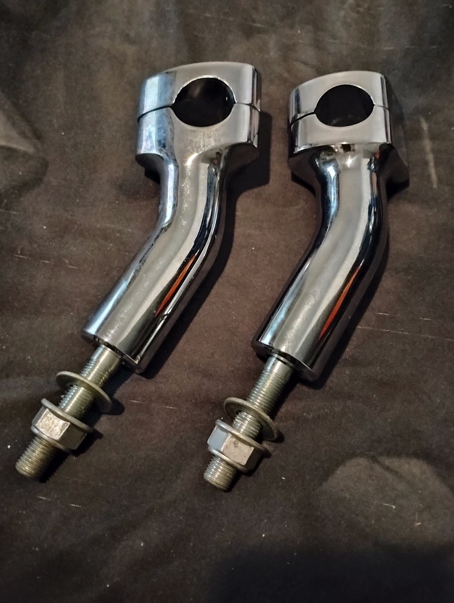 Harley Davidson chrome plated risers