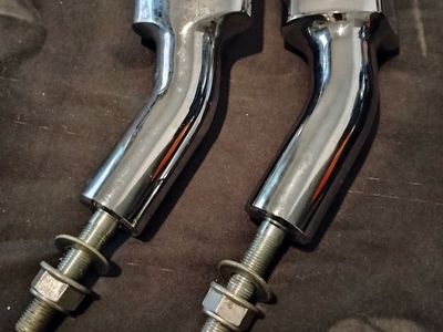 Harley Davidson chrome plated risers