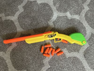 Air Zone Double Shot Shotgun Toy Blaster with shells