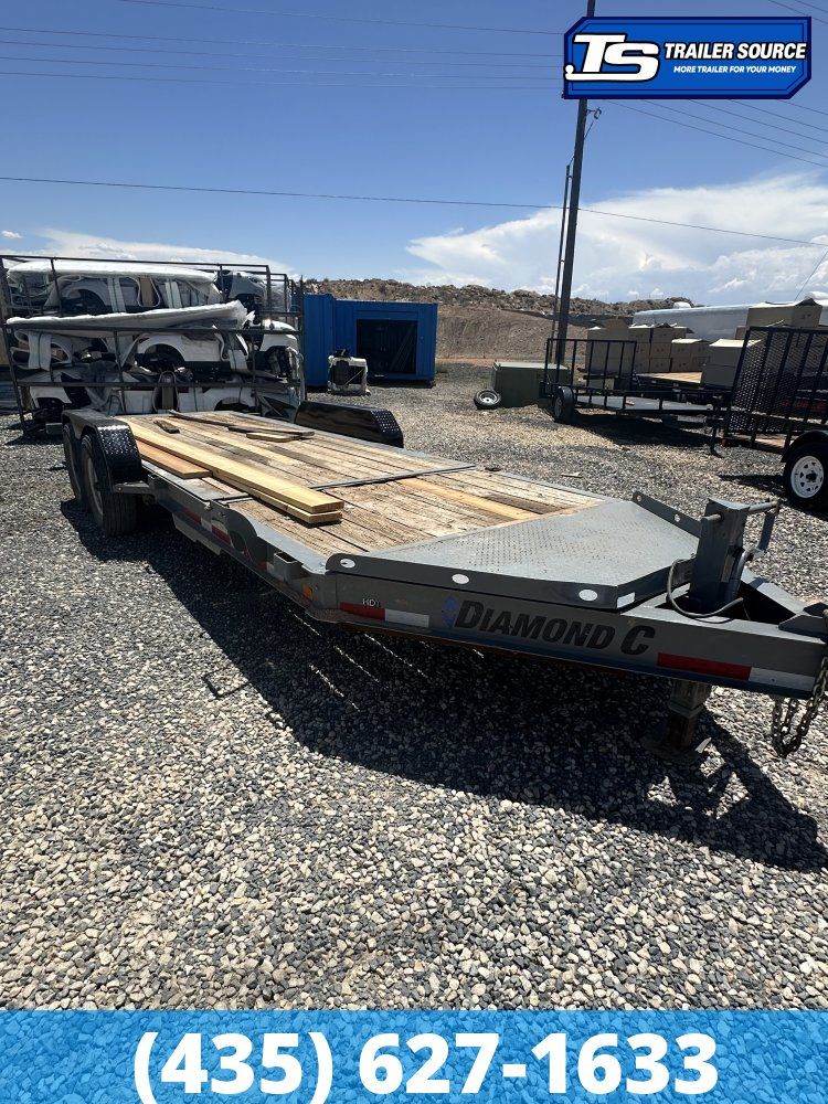 7x20 Diamond C HDT 207 Equipment Trailer - 15K GVWR -