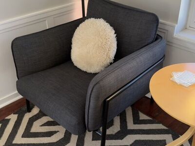 Industry West Hew Lounge Chair - Charcoal