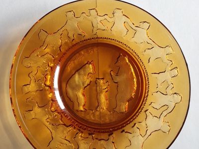 INDIANA GLASS PLATE