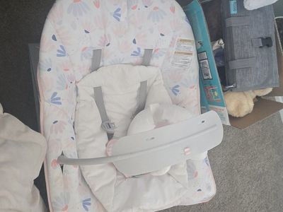 Ingenuity Keep Cozy 3-in-1 Vibrating Infant & Toddler Baby Bouncer and Rocker Chair