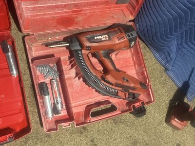 Hilti GX 3 Gas-Powered Concrete Nailer with Case and Accessories - Used
