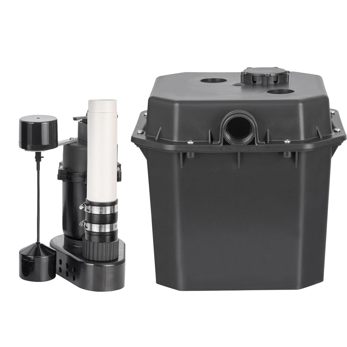 Utility Sump Pump, 1/2 HP Under-Sink System with 6 Gallon 