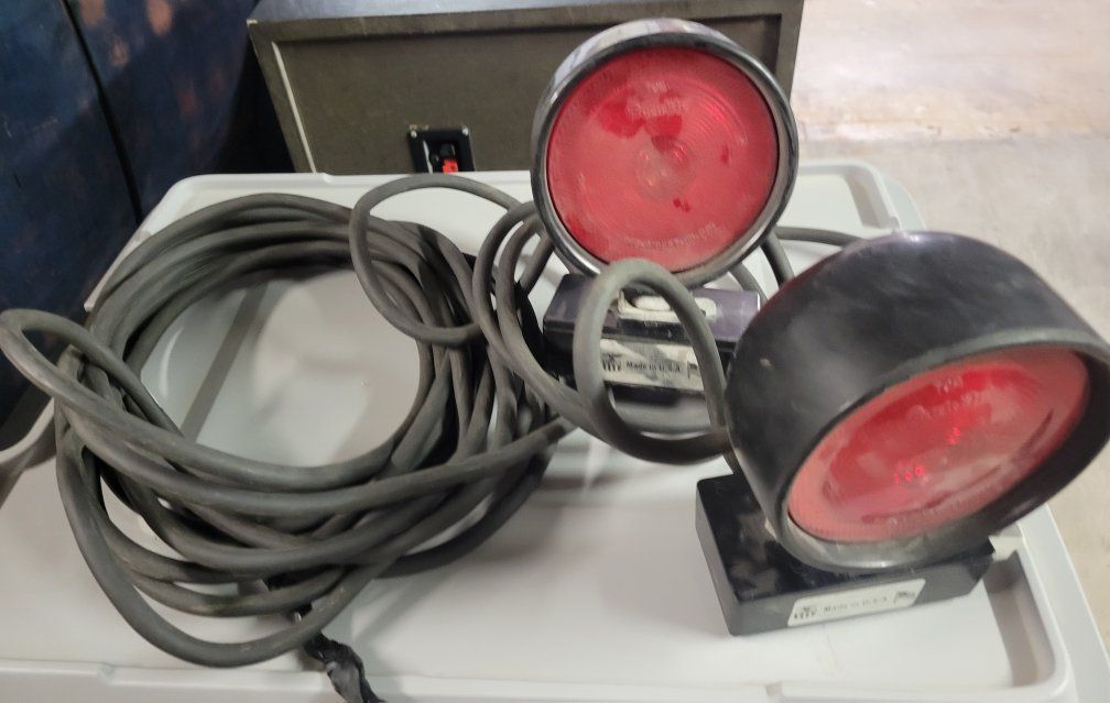 Magnetic Tow Lights Kit with Long Wiring Harness Made in USA