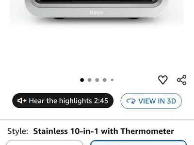 New Ninja smart prestige xl convection/air fryer