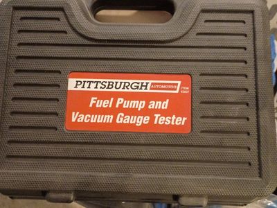 fuel pump and vacuum gauge tester