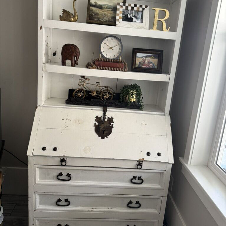Unique Vintage wood Hutch Reduced Price