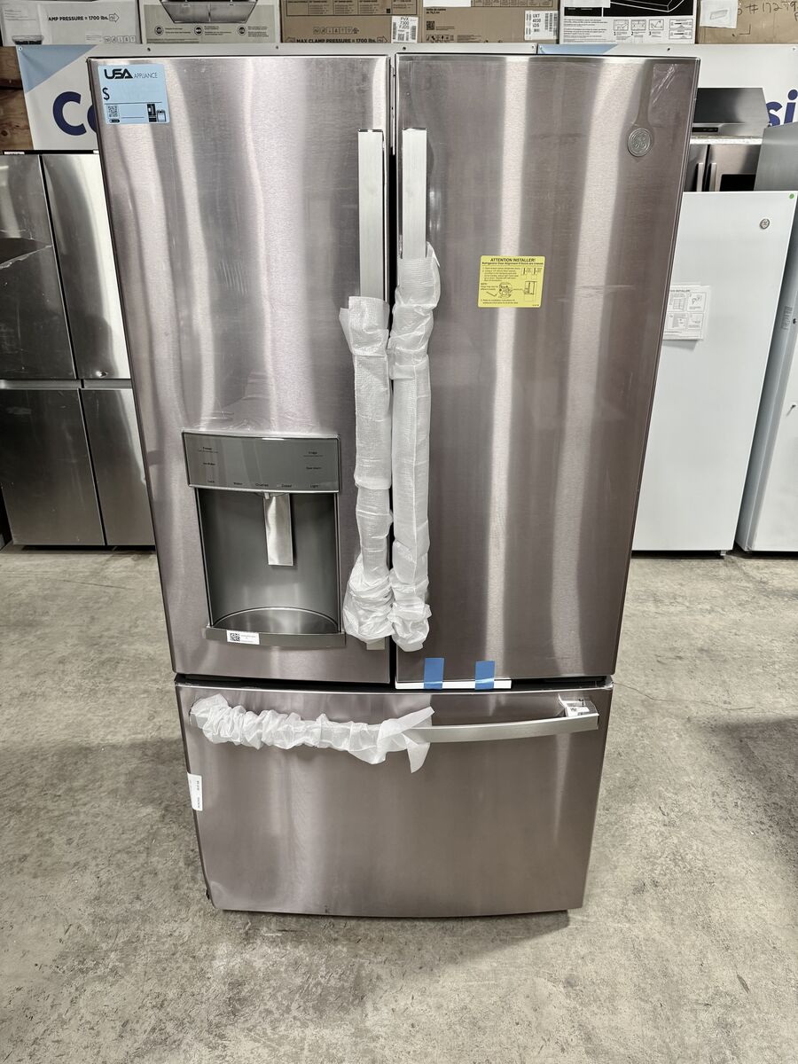 GE 36 INCH COUNTER DEPTH STAINLESS REFRIGERATOR