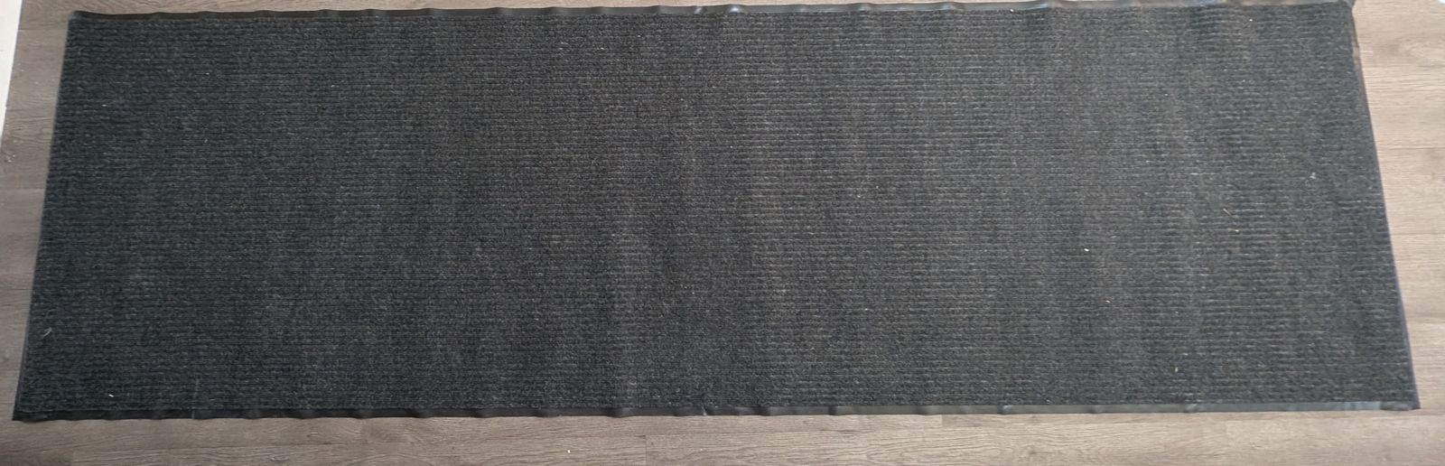 Heavy Duty Utility Commercial Rubber Floor Mat Runner – Black 3’ x 10’ – Eurow TreknClean