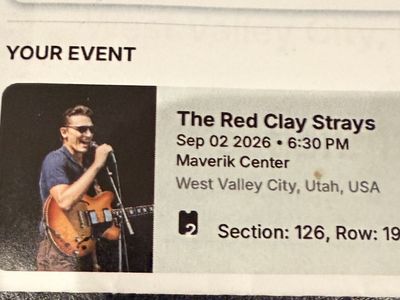 The Red Clay Strays Tickets - Sep 02 2026 - Maverik Center, West Valley City