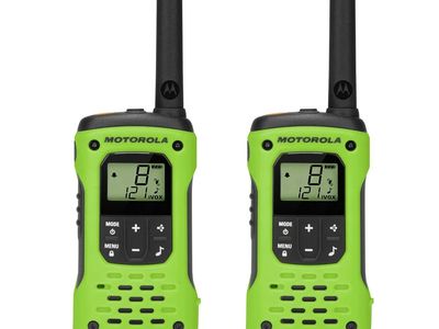 Motorola T600-H2O Up to 35 Miles IP67 Waterproof 2-Way Radios, Green 1793201 #96873