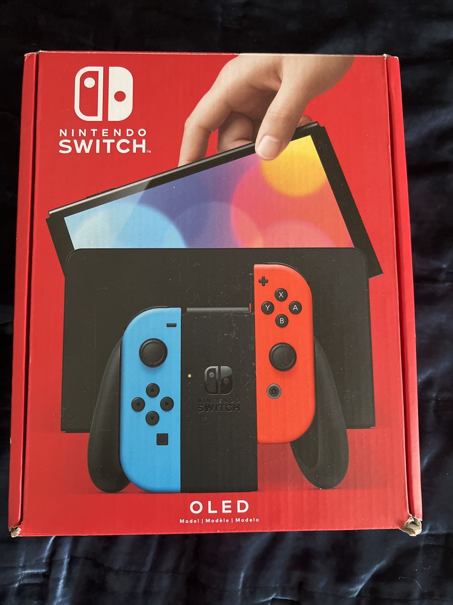 OLED Nintendo Switch Original Box with 128 GB