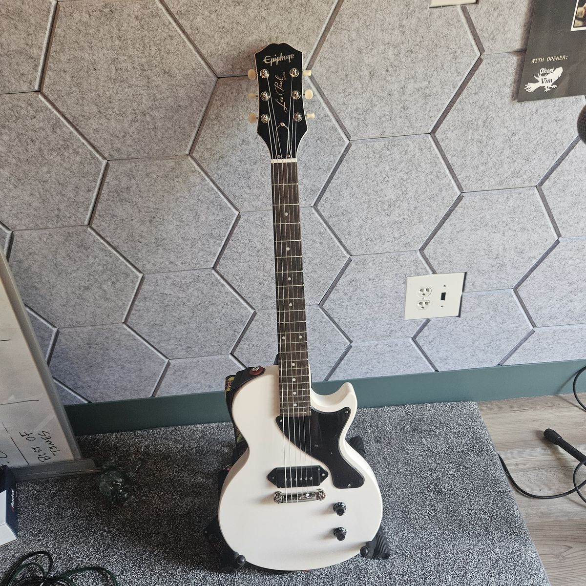 Epiphone Billie Joe Armstrong Les Paul Junior Electric Guitar White