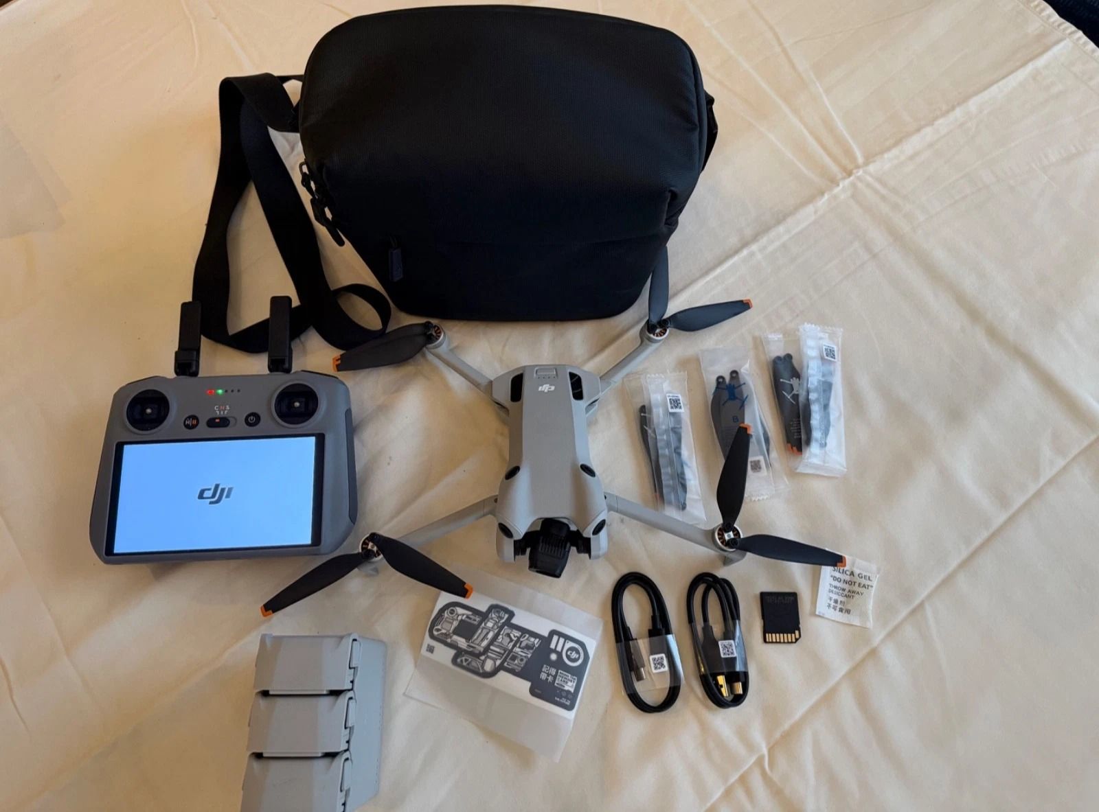 DJI Mini 4 Pro Fly More Combo Camera Drone with RC 2 Remote