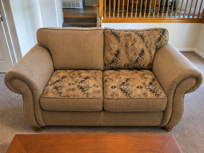 Rustic Southwestern Loveseat Couch | Cabin, Lodge & Western Style | Great Condition