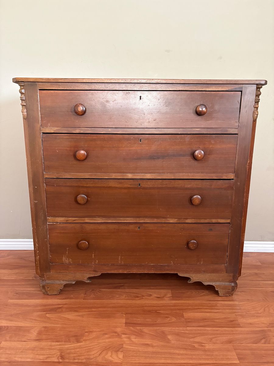 Antique Solid Wood Dresser