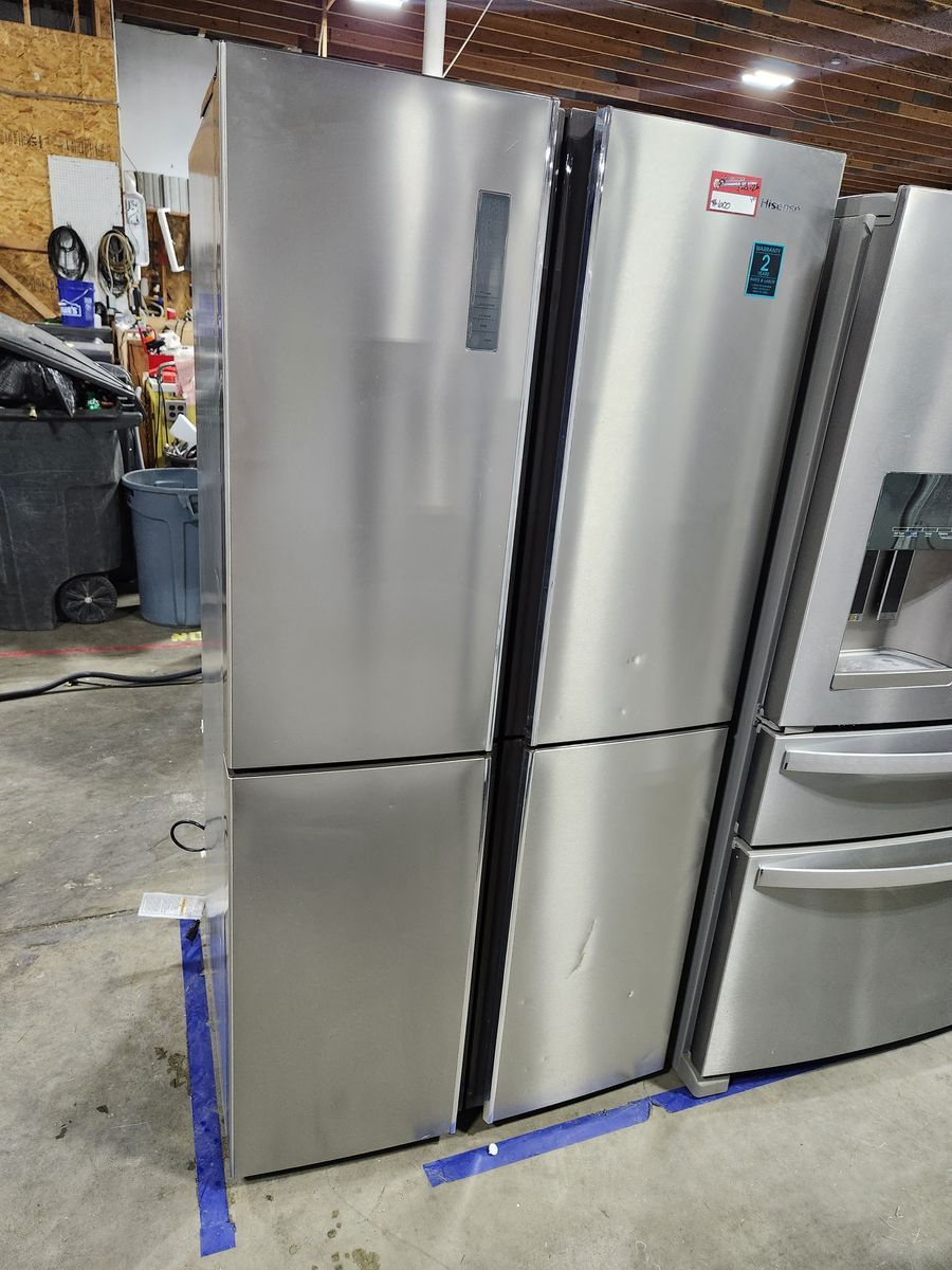 Hisense Stainless Steel French Door Refrigerator - UsedExcellent