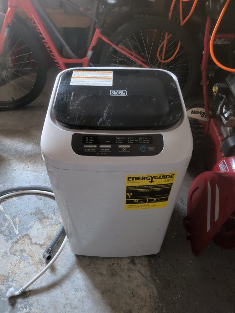 Black+Decker Portable Top Load Washing Machine