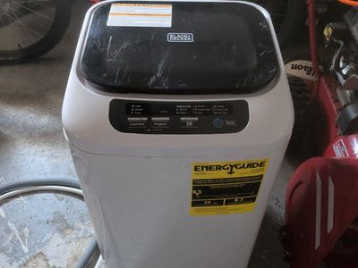 Black+Decker Portable Top Load Washing Machine