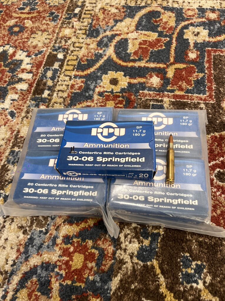 PPU .30-06 Springfield — 180gr SP (191 Rounds)