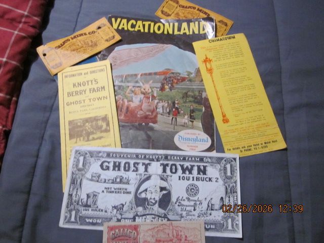 Old Disney and Other Assorted From California.
