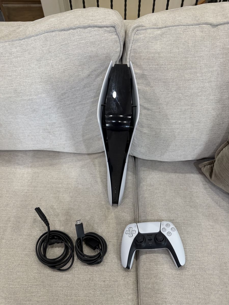 Sony PlayStation 5 Console with DualSense Wireless Controller and Cables