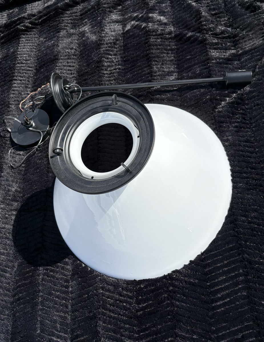 Savoy House Myers One Light Pendant in Matte Balck over island $280 cash/venmo in Draper