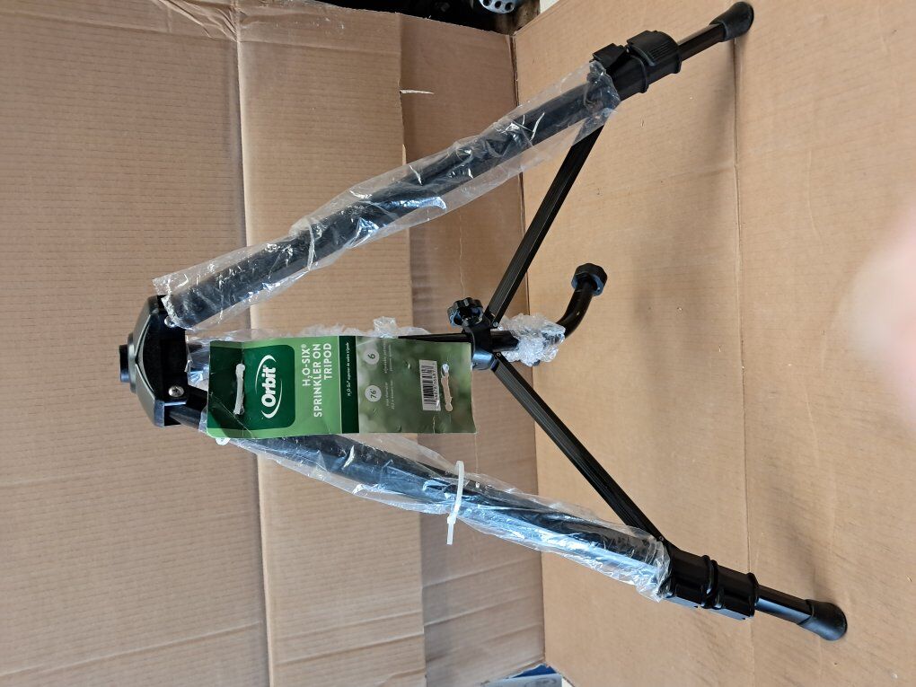 orbit sprinkler tripod