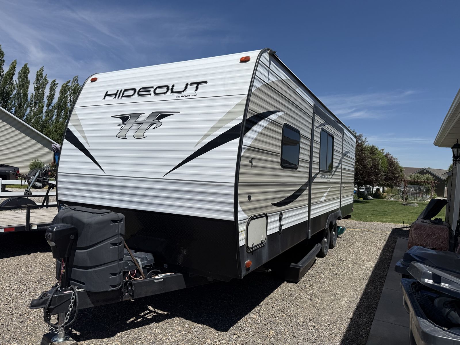 2018 Keystone Hideout 245 LHSWE Travel Trailer - Cold Mountain Package, Bunk Beds
