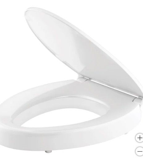 Kohler Border Elevated Quiet-Close Toilet Seat #102346