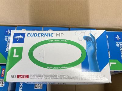 8 Boxes Large Latex Gloves