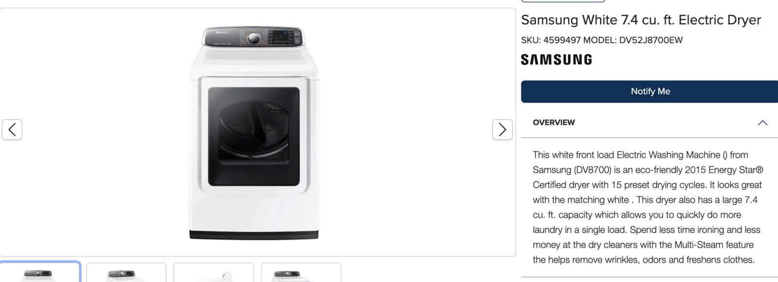 Samsung Washer and Dryer