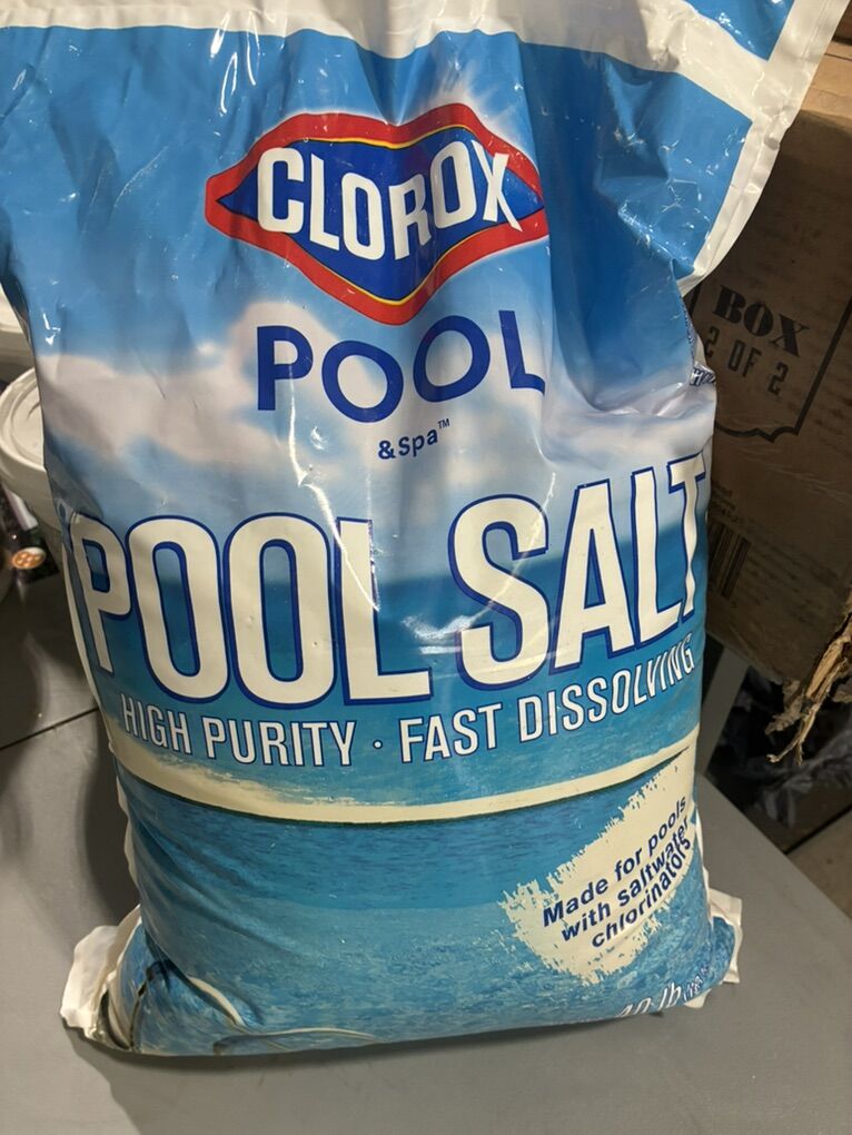 40 Pound Unopened Bag Clorox Pool Salt