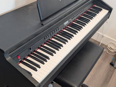 Lagrima 88 Key Digital Piano Weighted Keys w/ stand and bench
