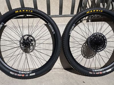 WHISKY No.9 30W Carbon 29er Wheelset w/ SRAM Eagle Cassette, Maxxis IKON Tires & DT Swiss 240 Hubs