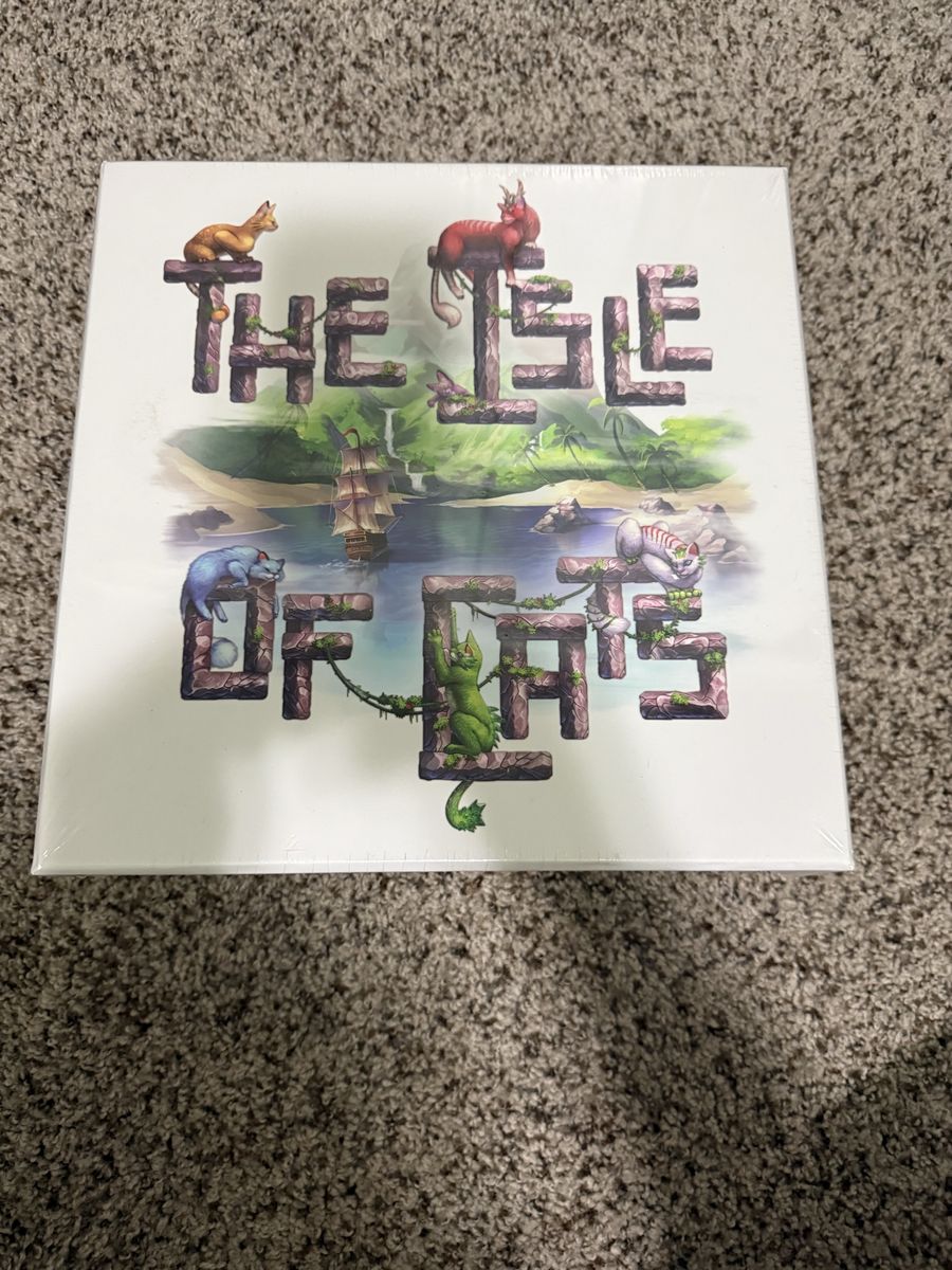 The Isle of Cats Board Game - New & Sealed Strategy Family Game
